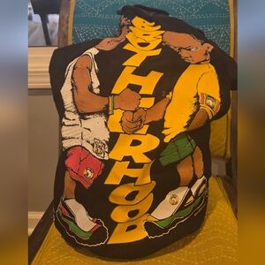 Brotherhood Graphic 90s Black Staff Bag